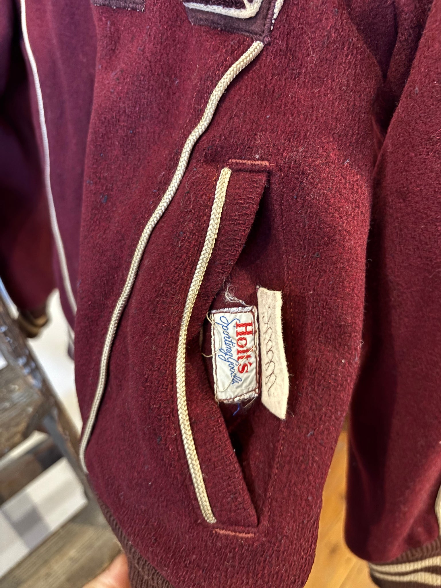 50s Coach Varsity Jacket - S
