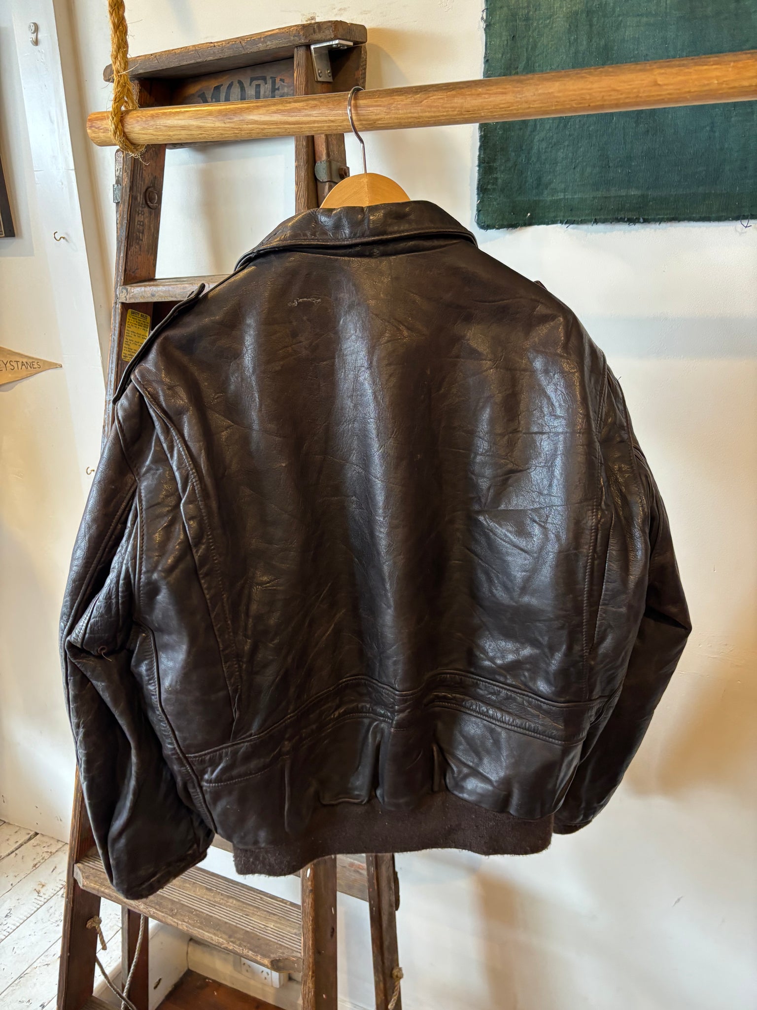 Schott BrownLeather Flight Jacket - XL