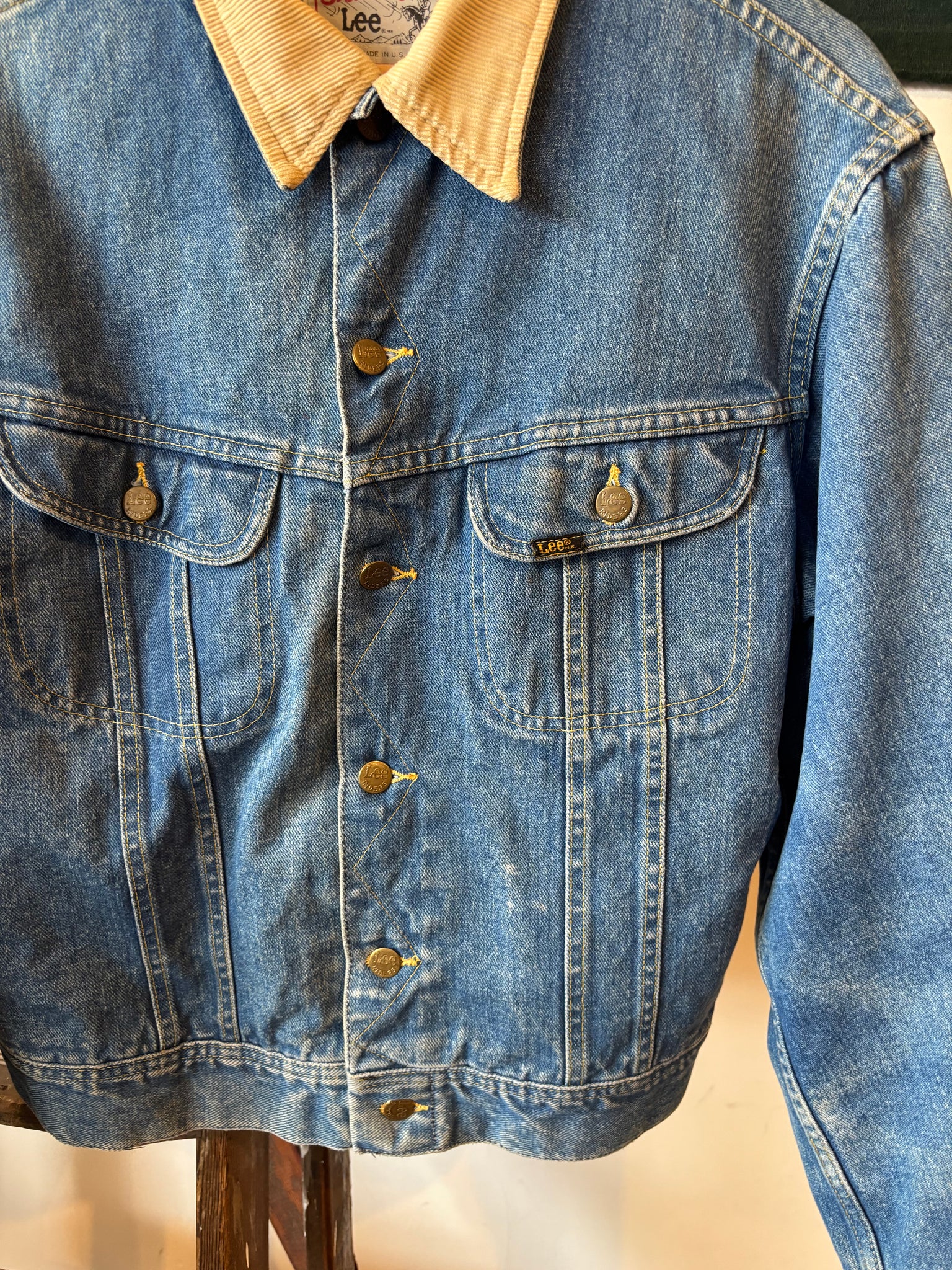 70s Lee Storm Rider Denim Jacket - M - L