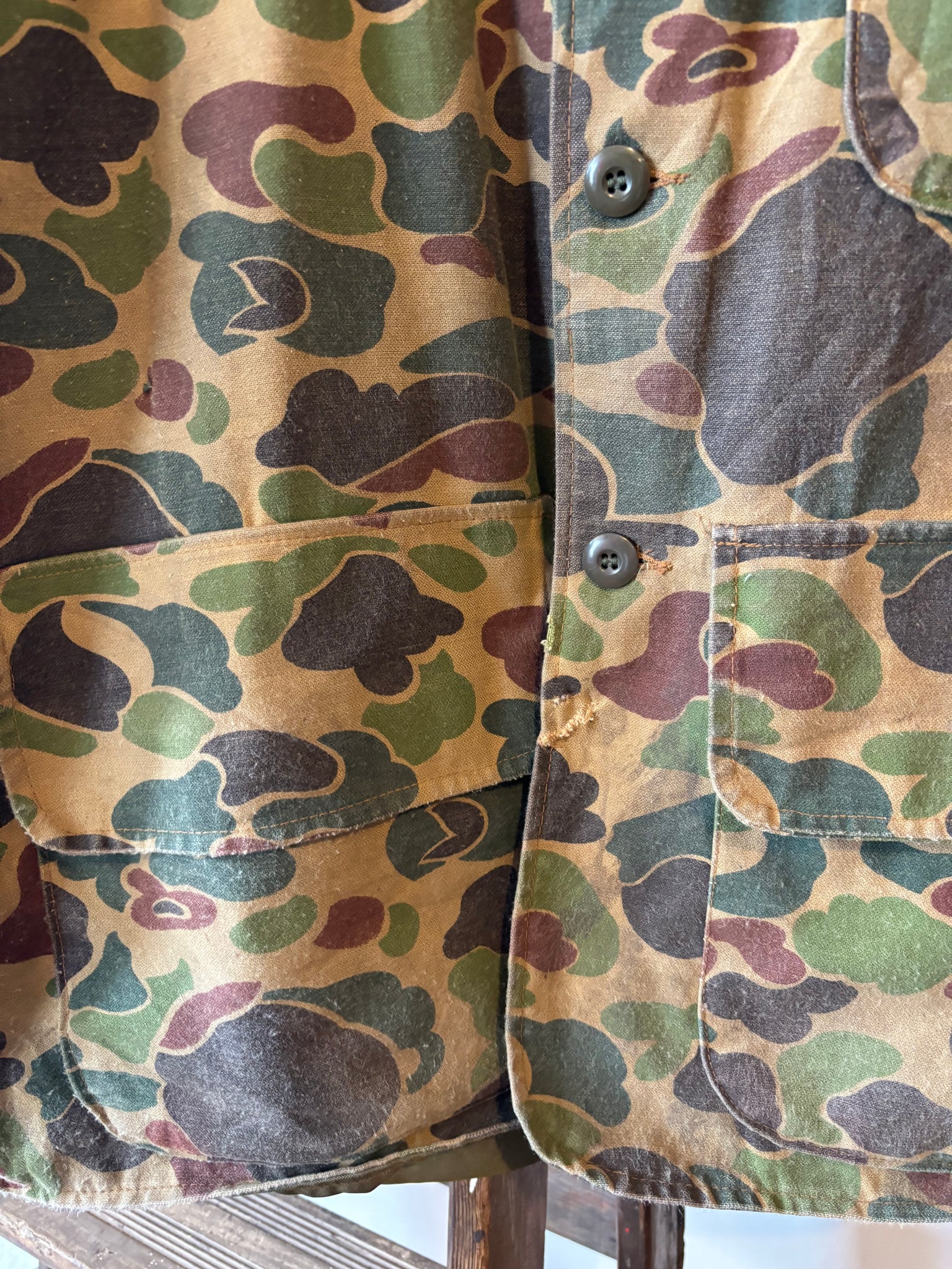 70s Saftbak Duck Camo Hunting Jacket - XL
