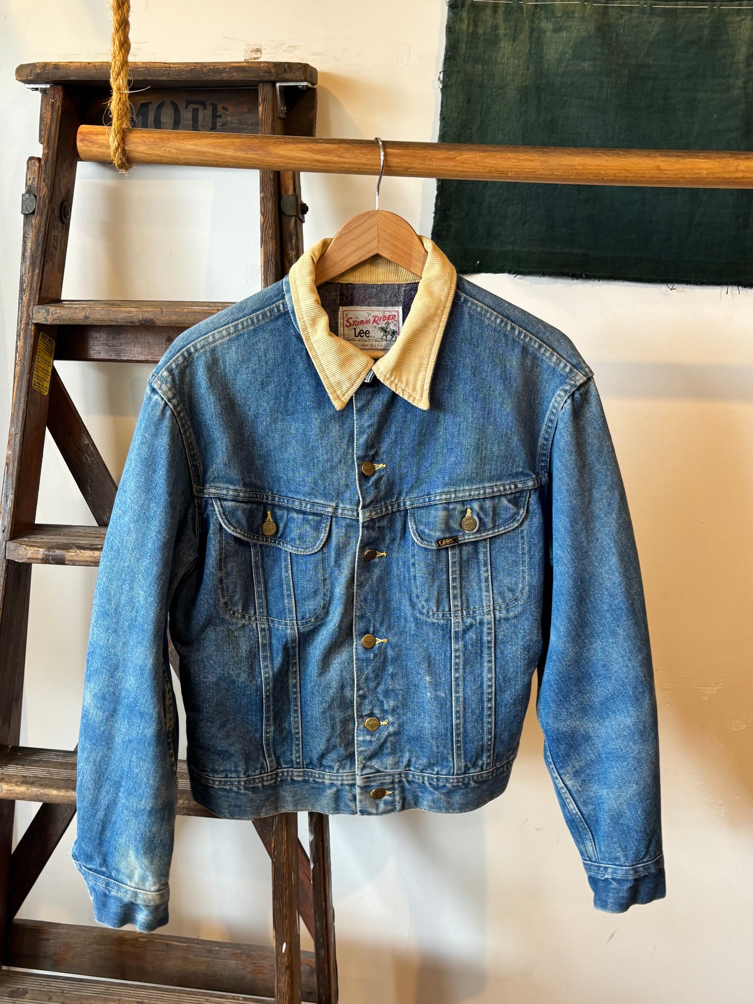 70s Lee Storm Rider Denim Jacket - M - L