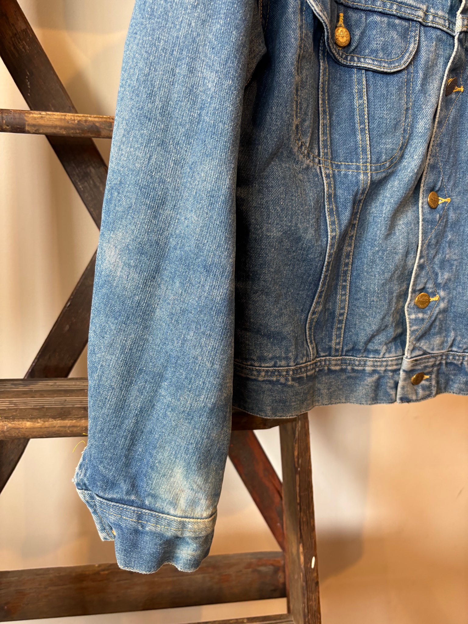 70s Lee Storm Rider Denim Jacket - M - L