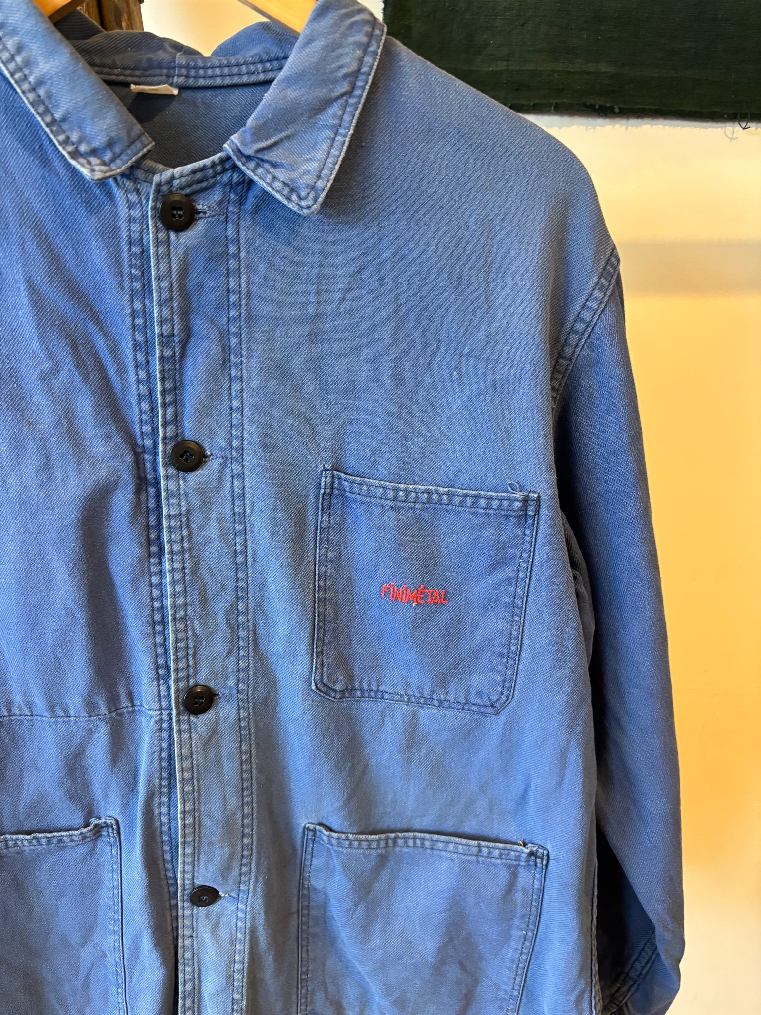 Finimetal French Faded Chore Jacket - M