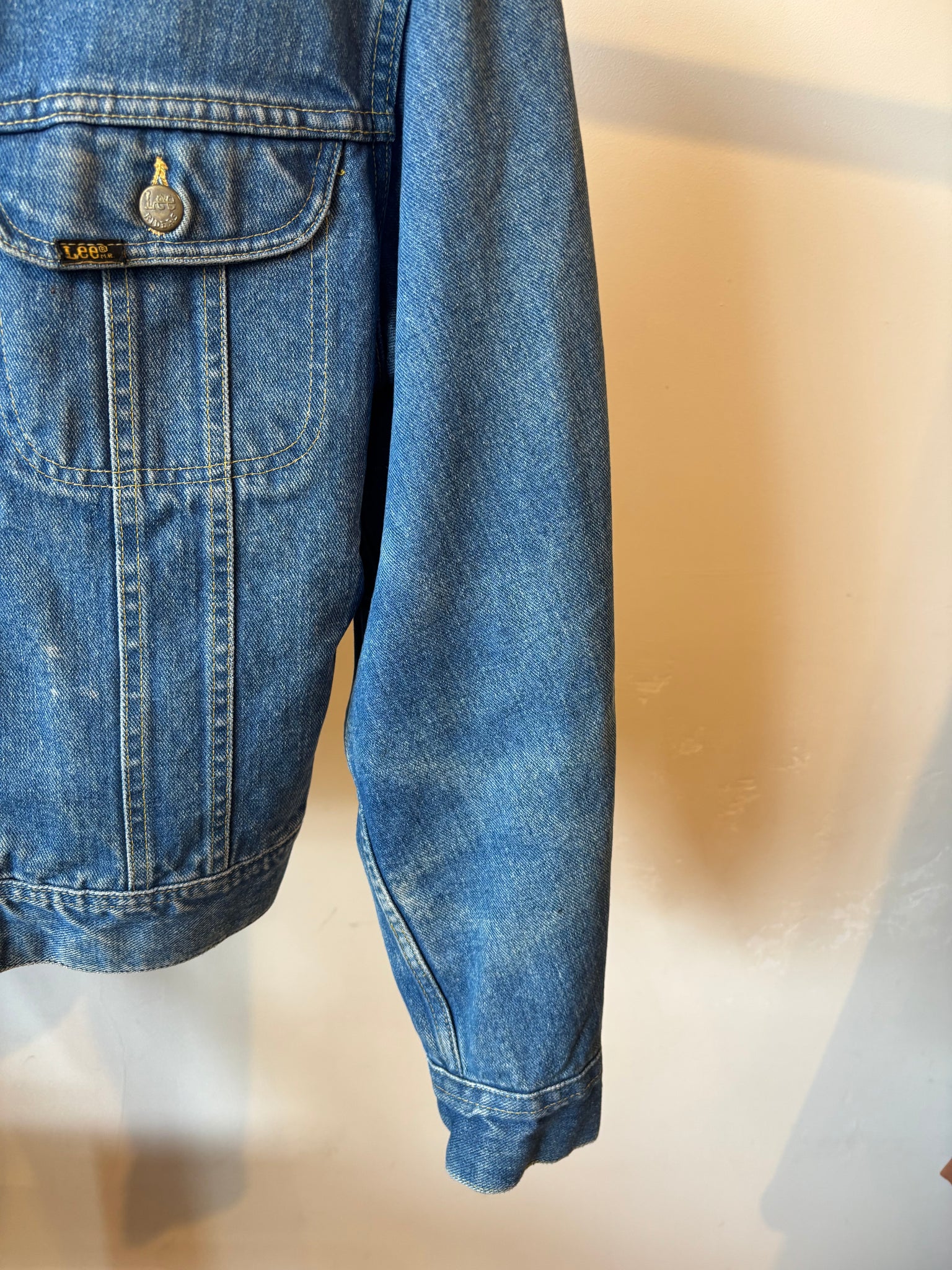 70s Lee Storm Rider Denim Jacket - M - L