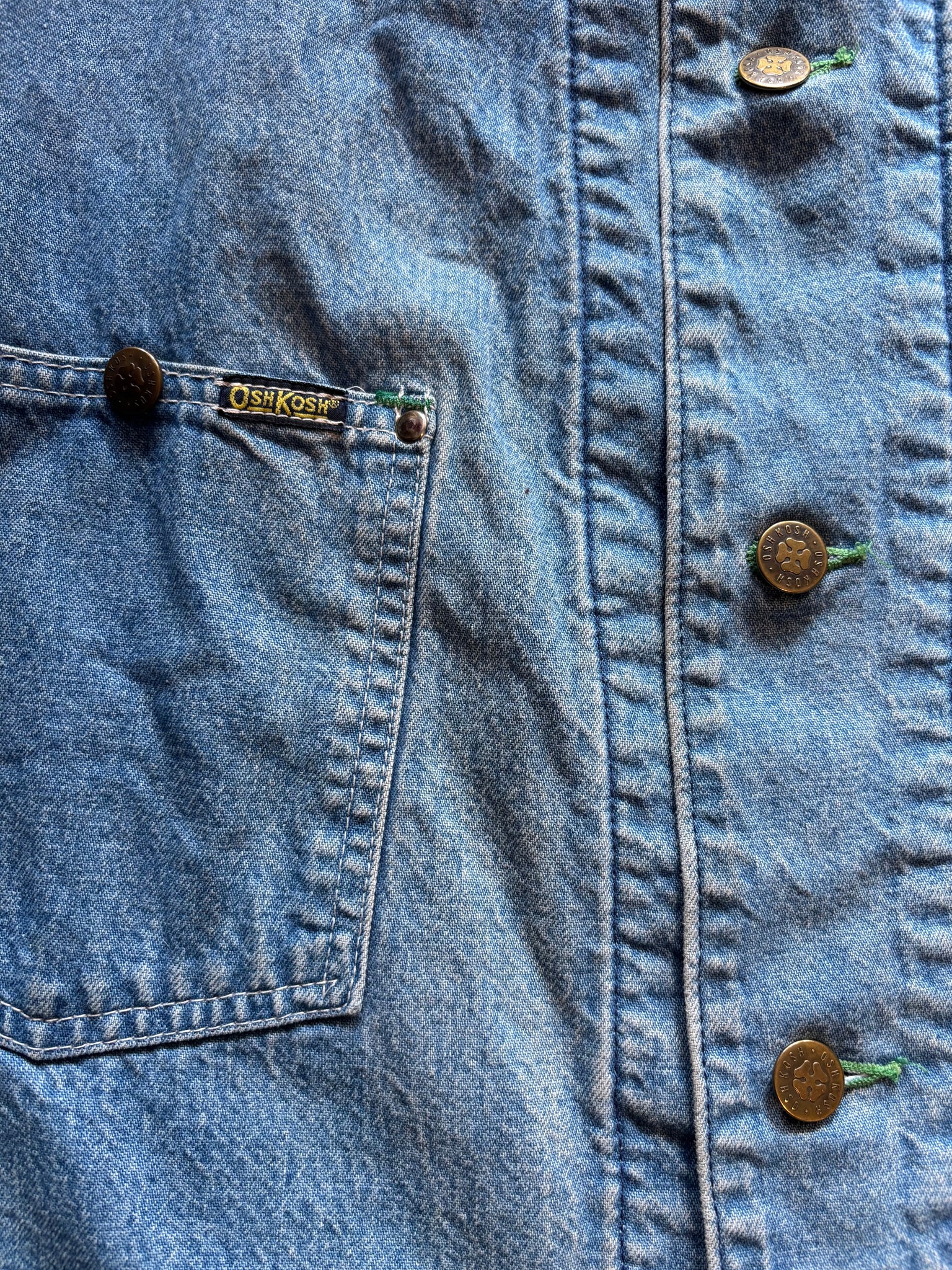 Oshkosh Denim Blanket Lined Chore Jacket - XL
