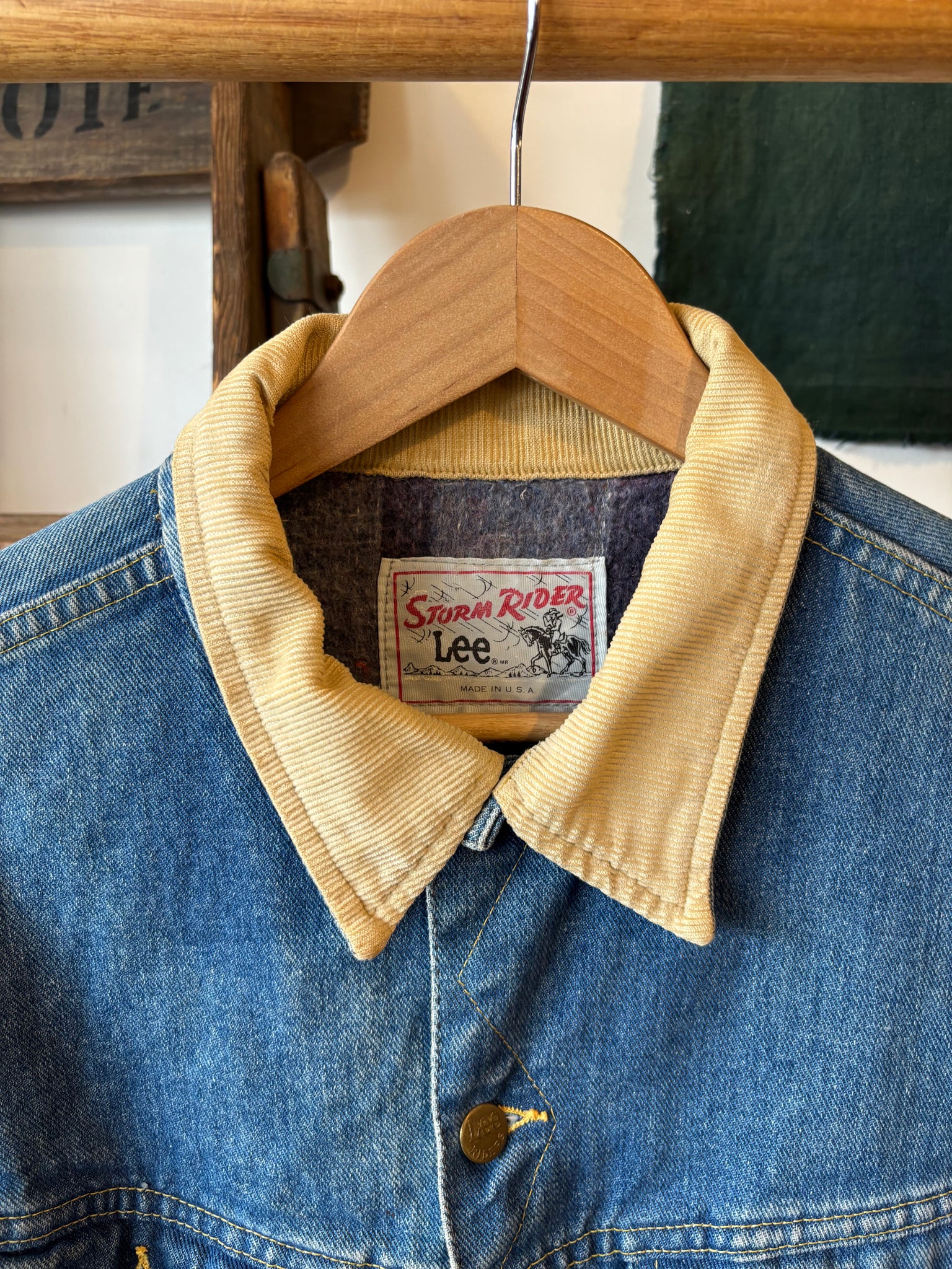 70s Lee Storm Rider Denim Jacket - M - L