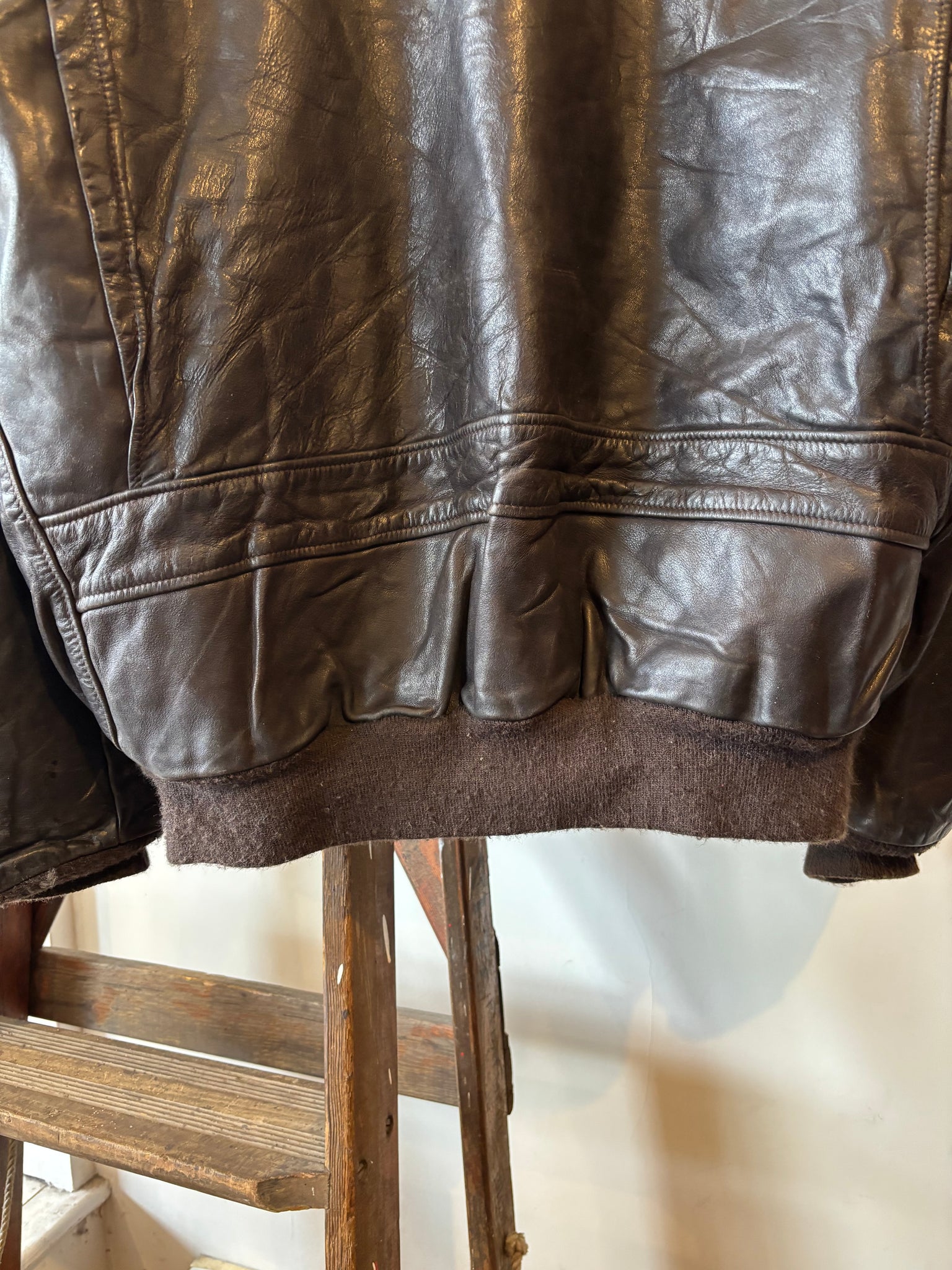 Schott BrownLeather Flight Jacket - XL