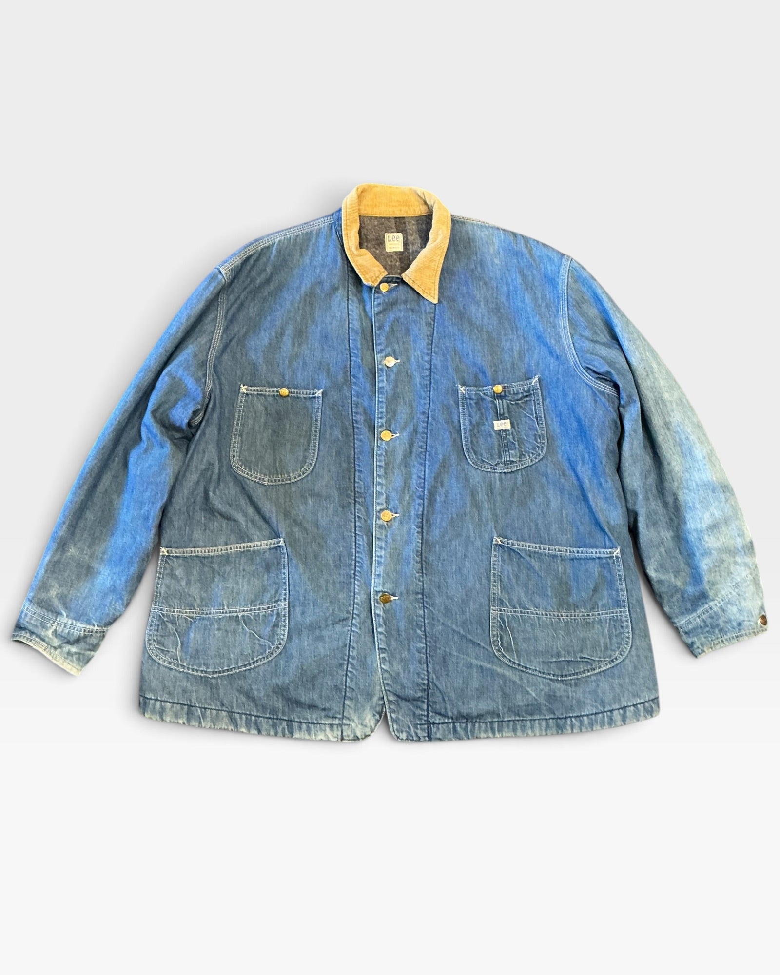 1970s Lee 81-LJ Blanket-Lined Denim Chore Coat (XXL) – Yesterday Store