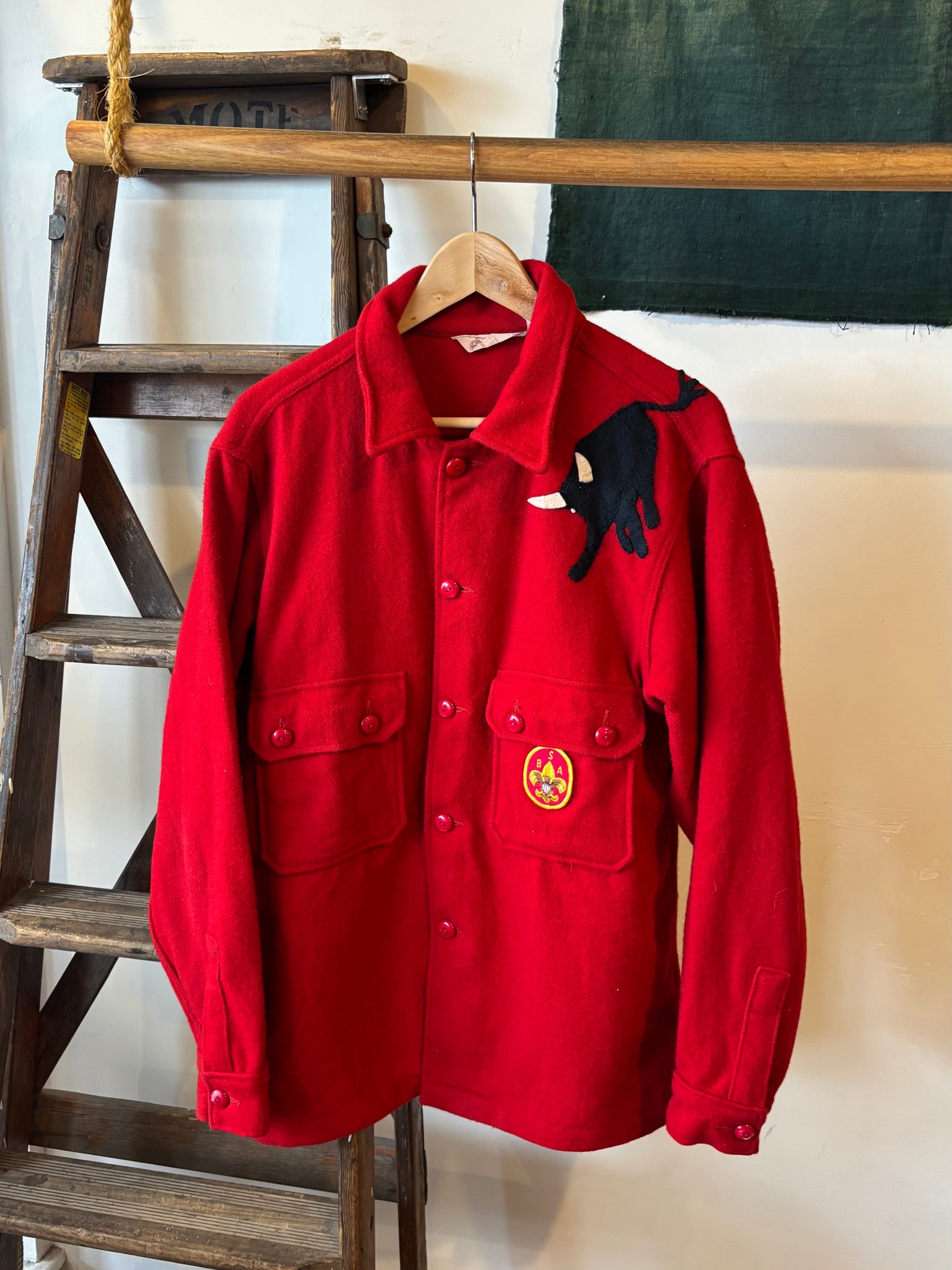 60's Boy Scouts Wool Jacket - M