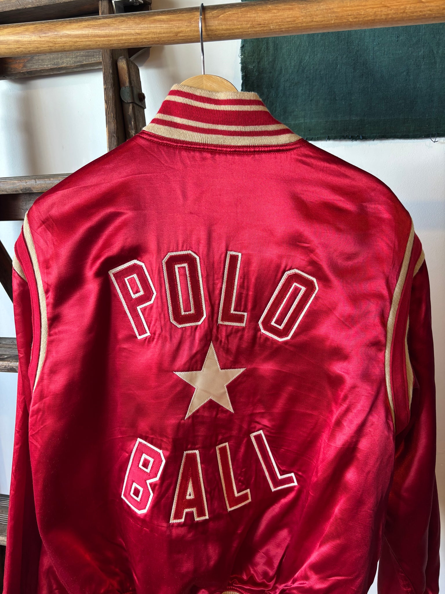 90s Polo Ralph Lauren Satin Jacket - M