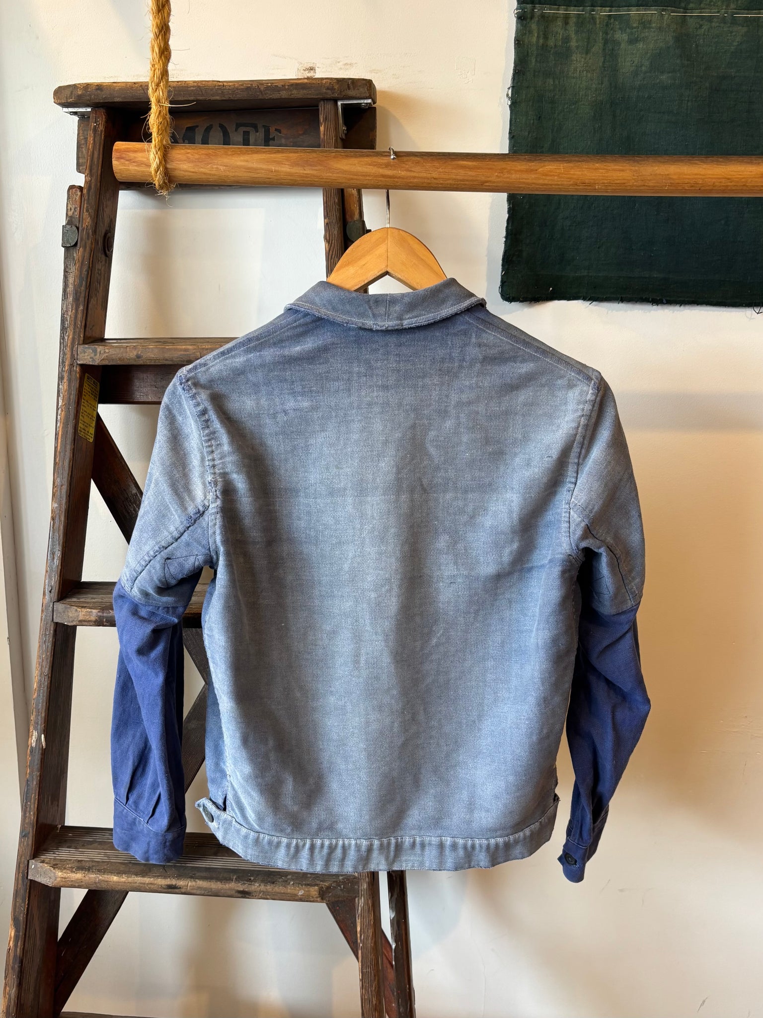 40s-50s Moleskin French Cyclist Jacket - XS
