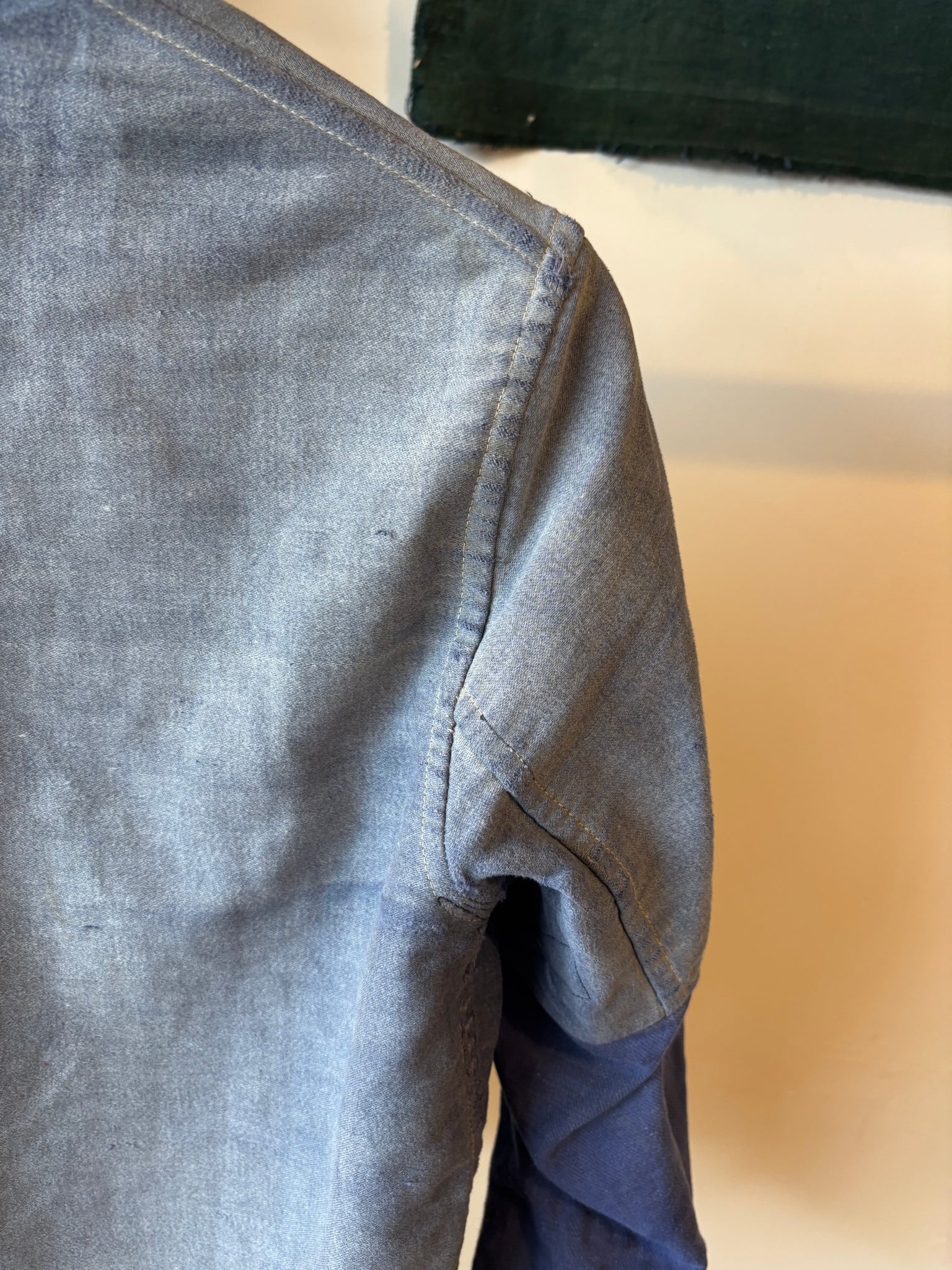 40s-50s Moleskin French Cyclist Jacket - XS