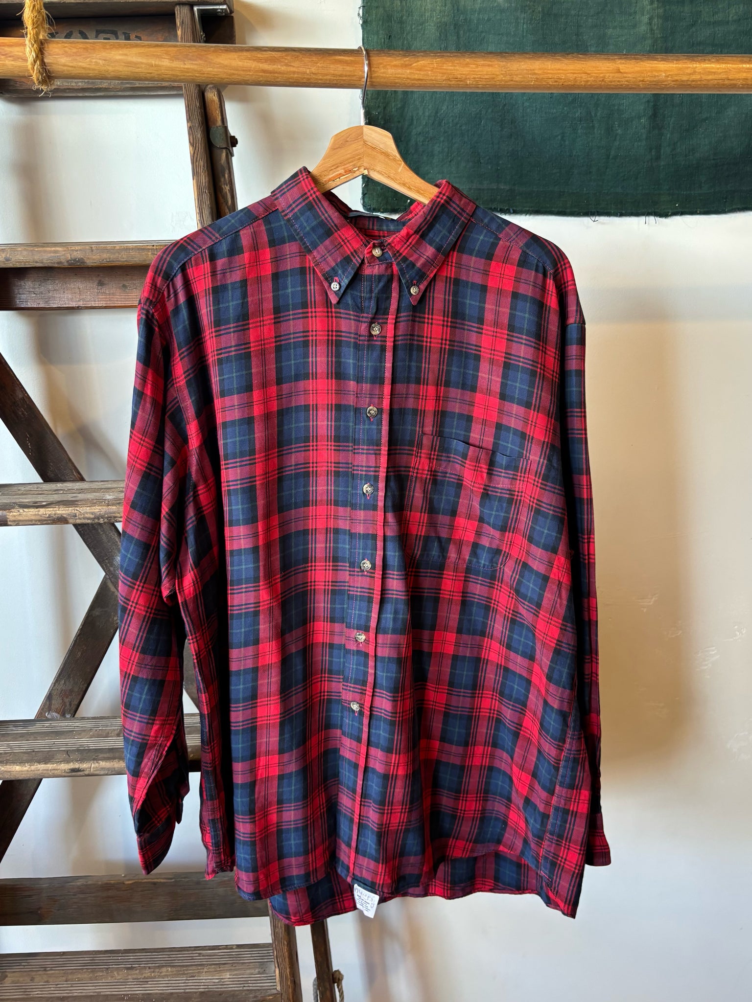 80s Pendleton Red Checked Country Traditionals Shirt - XL