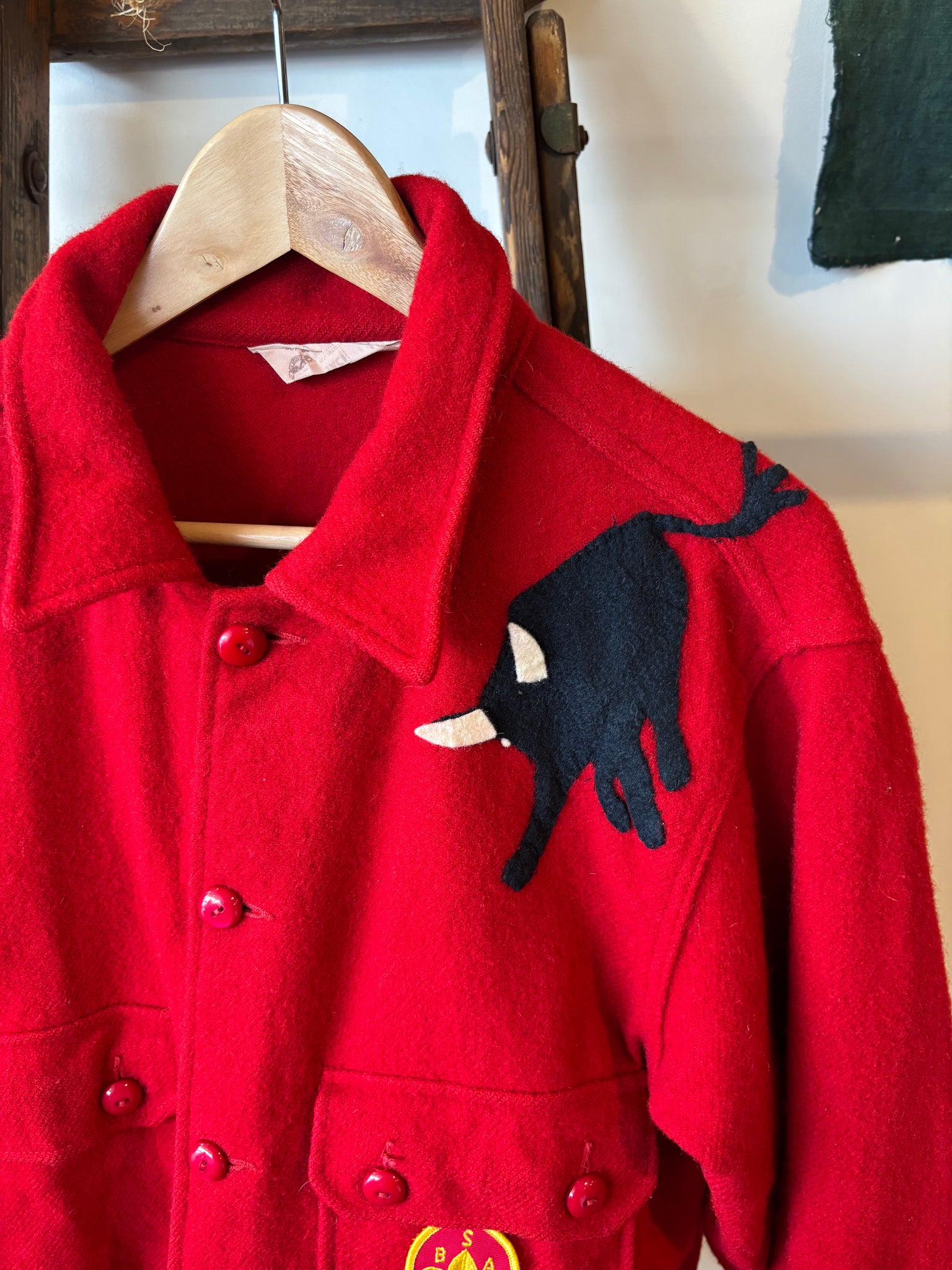 60's Boy Scouts Wool Jacket - M