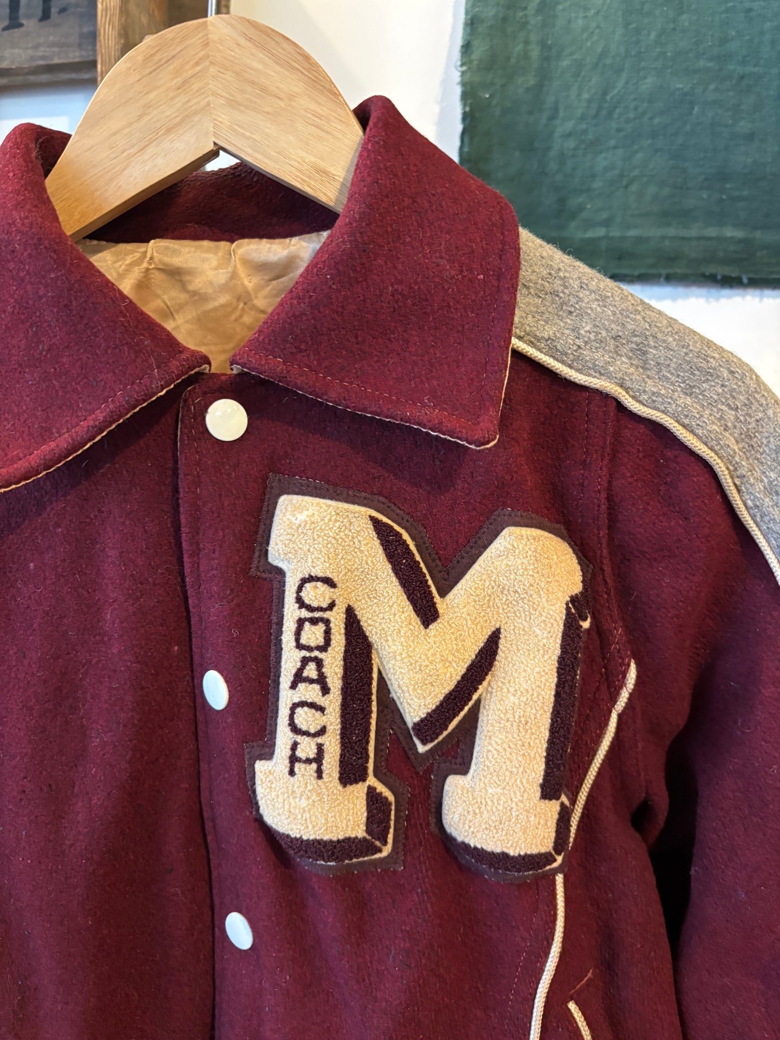 50s Coach Varsity Jacket - S