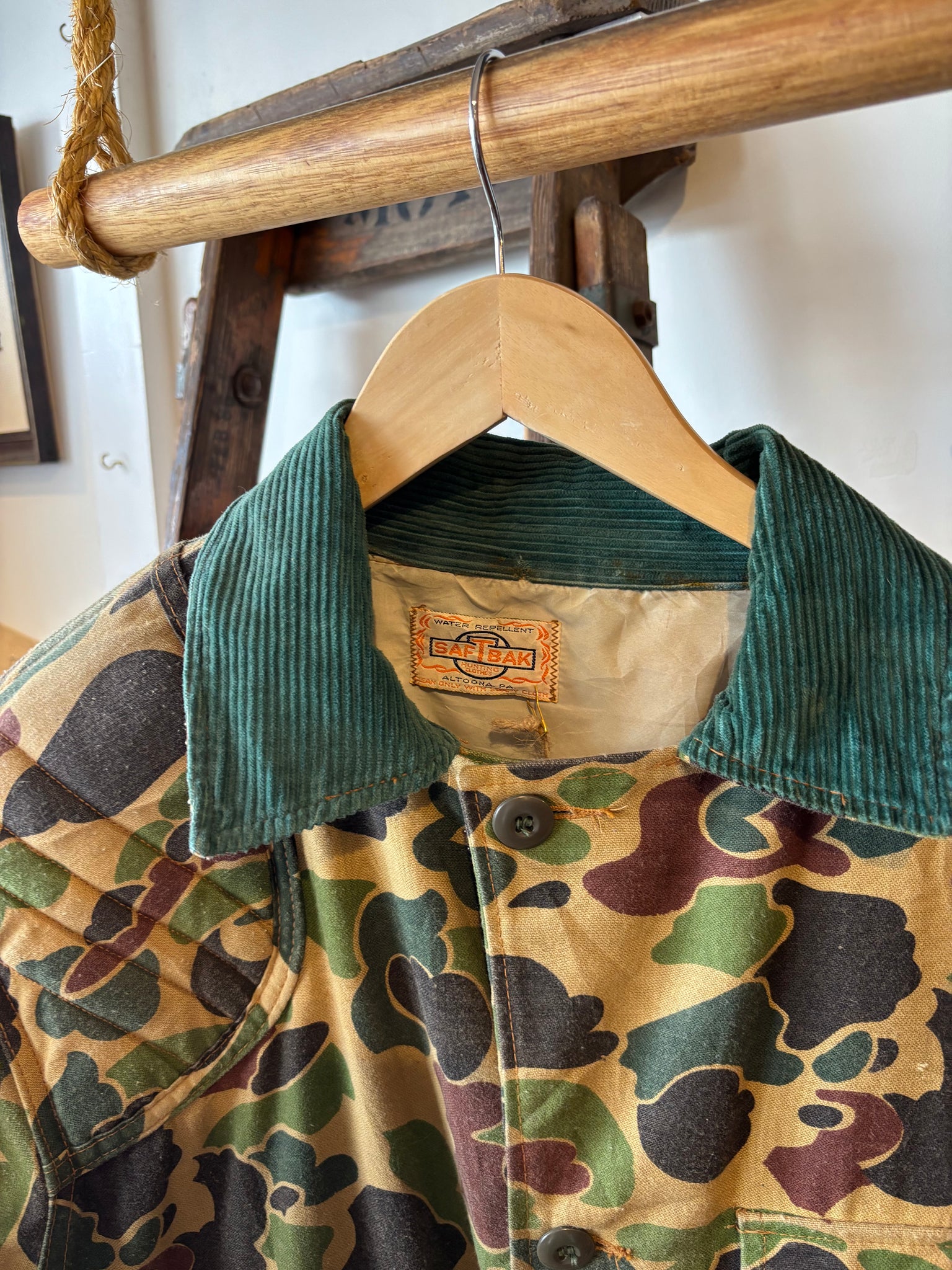 70s Saftbak Duck Camo Hunting Jacket - XL