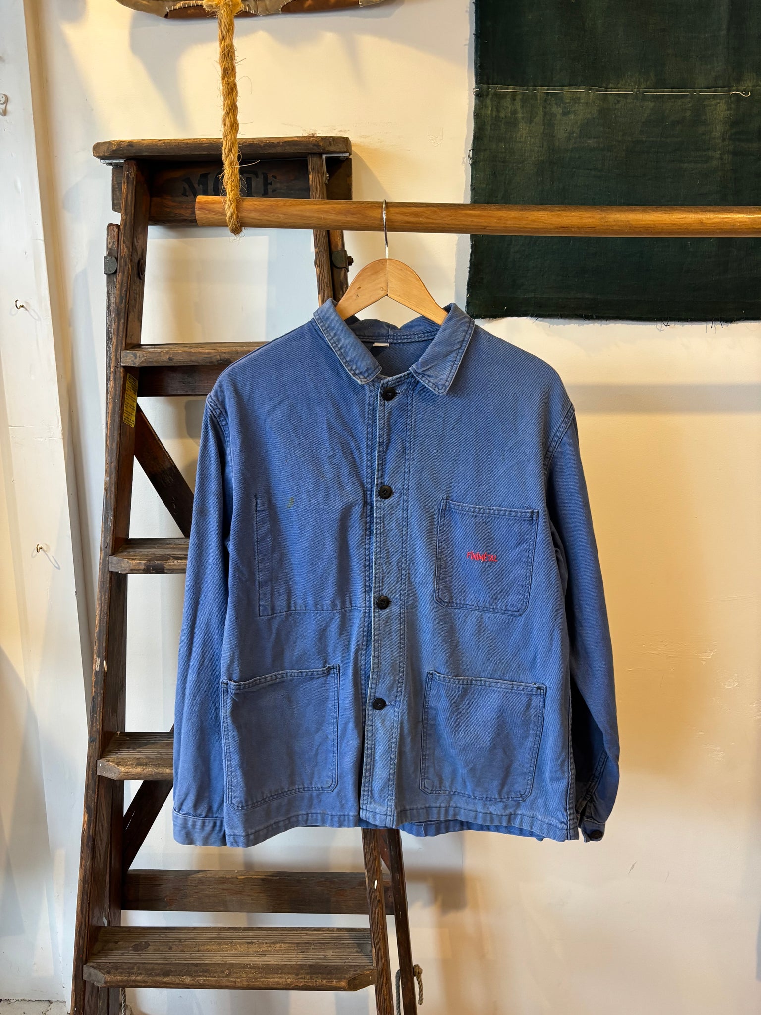 Finimetal French Faded Chore Jacket - M