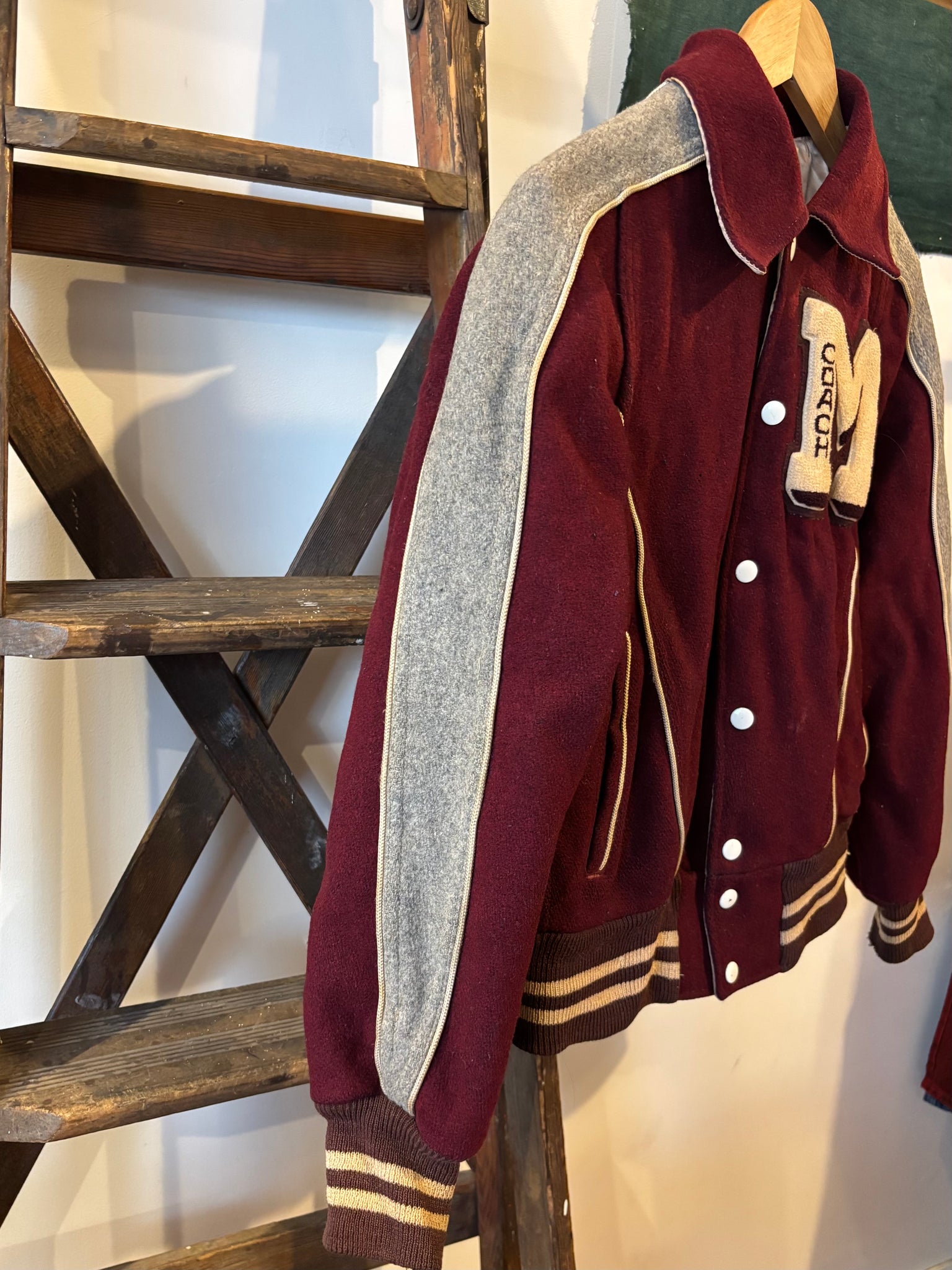 50s Coach Varsity Jacket - S