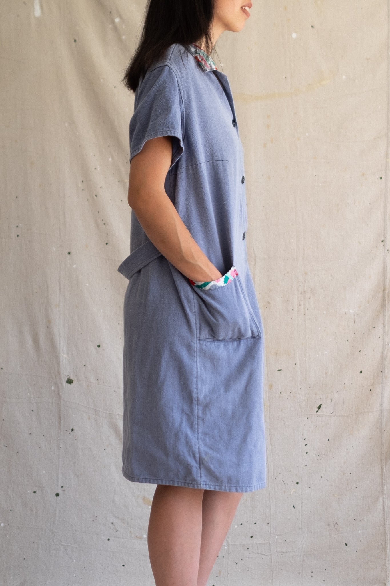 Sun Faded Chore Dress