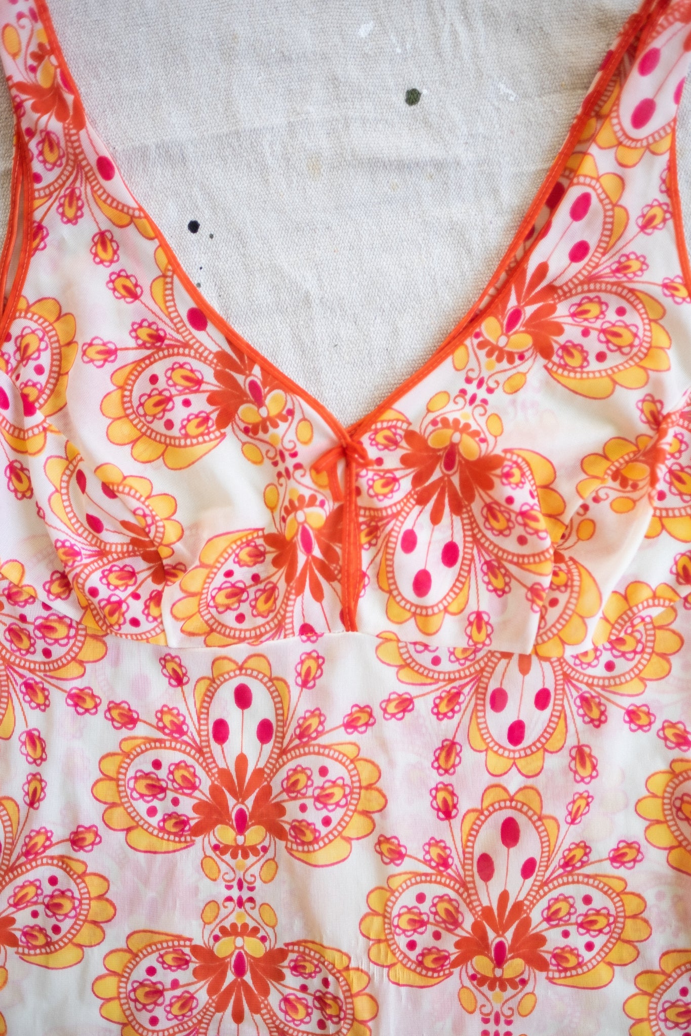 Vintage Slip Mixed Floral Print