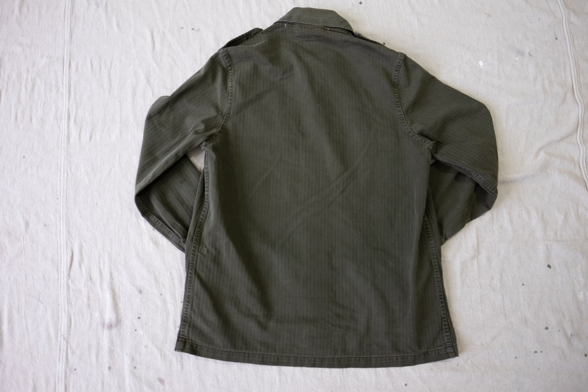 70s Dutch Army HBT Field Jacket - M
