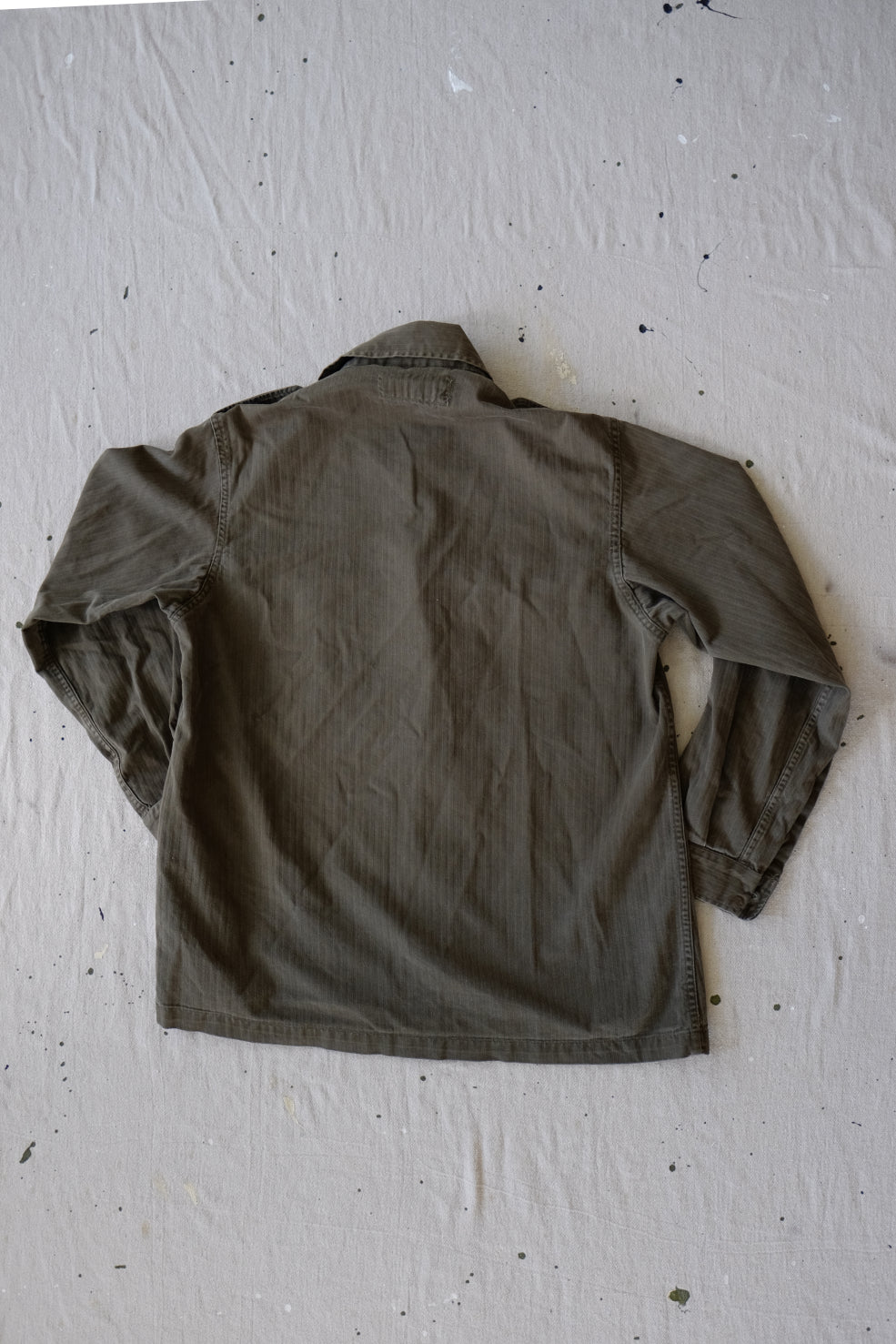 70s Dutch Army HBT Field Jacket - S/M