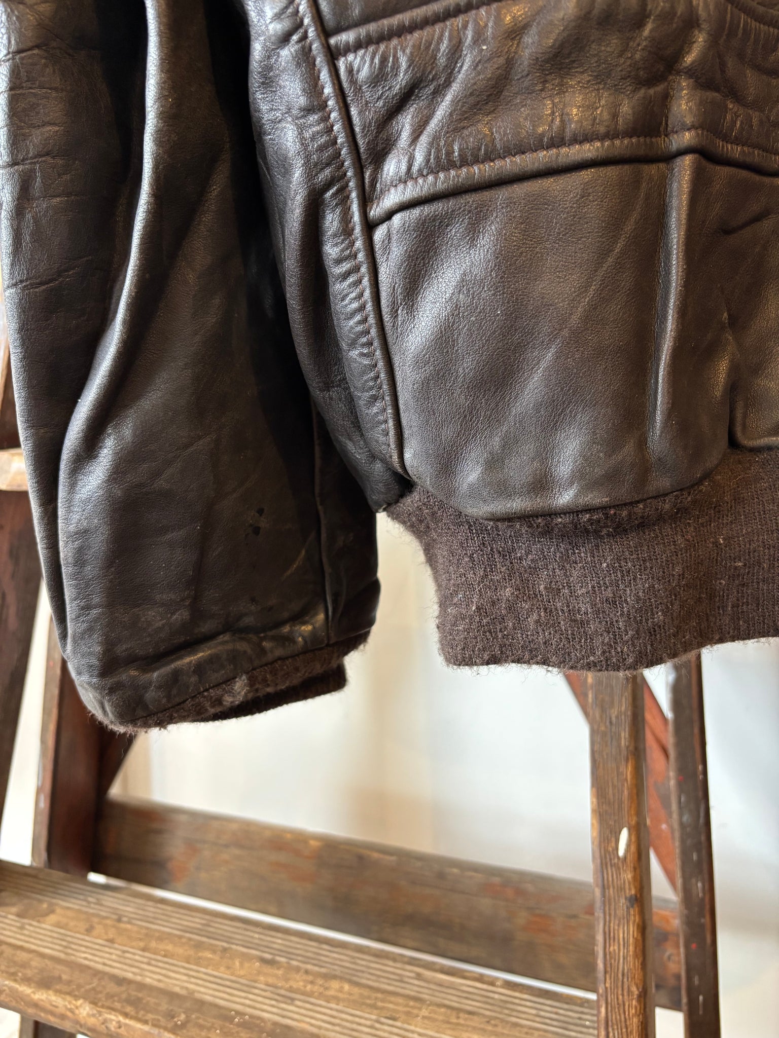 Schott BrownLeather Flight Jacket - XL