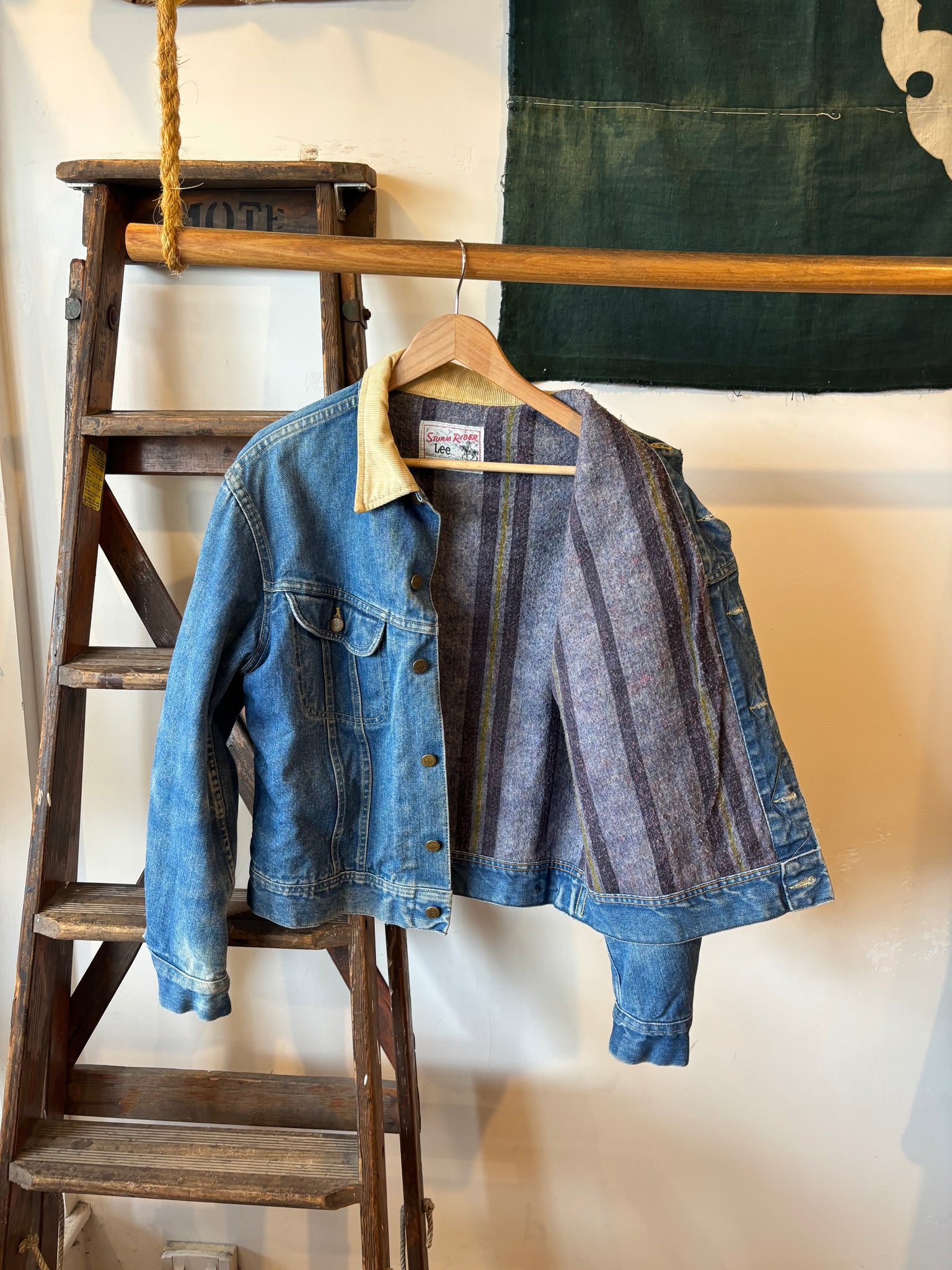 70s Lee Storm Rider Denim Jacket - M - L