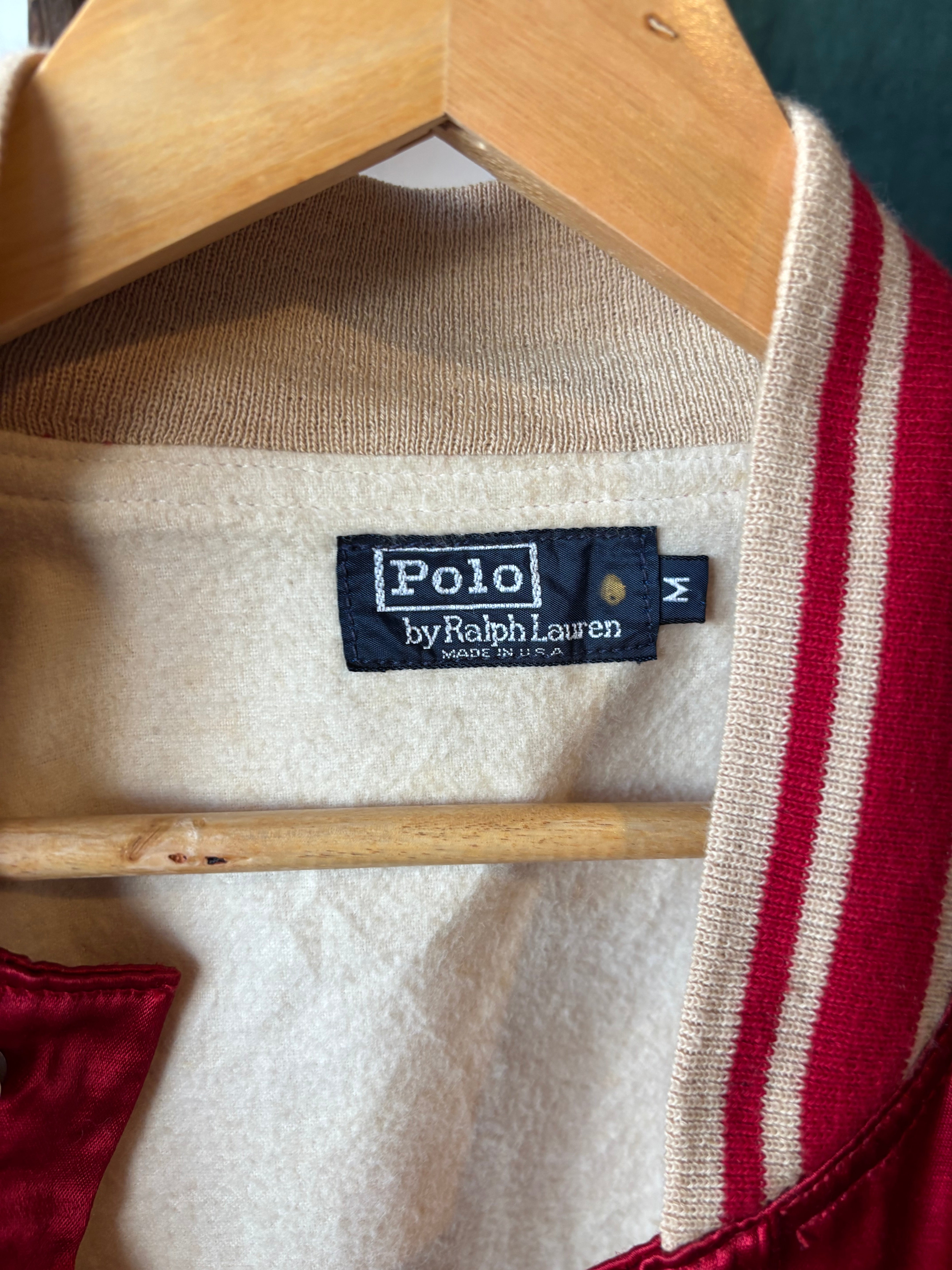 1990s Polo Ralph Lauren Satin Jacket - M – Yesterday Store