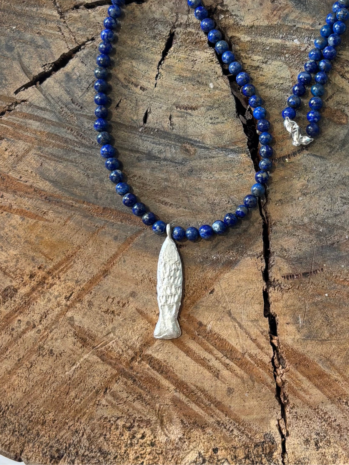Silver Fish Necklace by Alison Daniel
