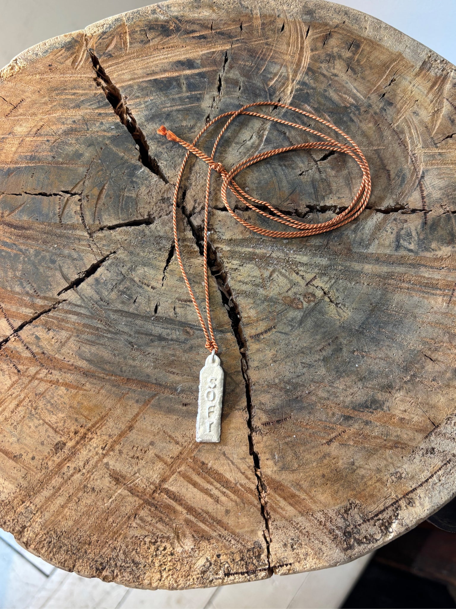 Silver "Soft" Necklace by Alison Daniel