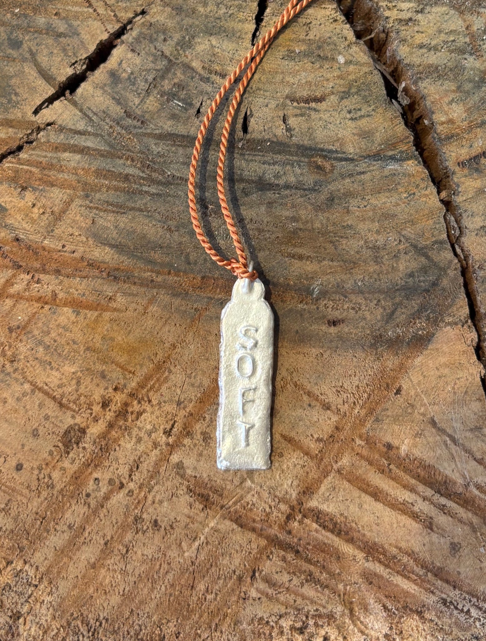 Silver "Soft" Necklace by Alison Daniel